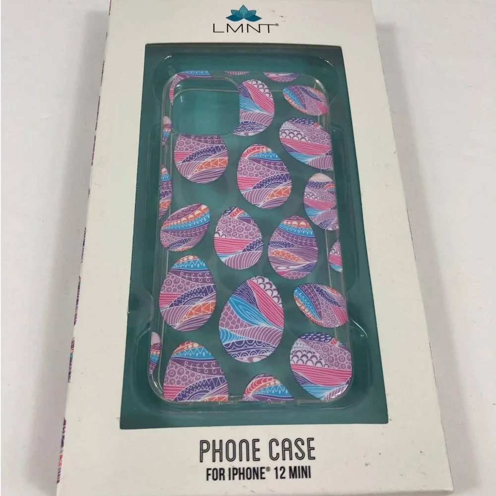 4/$25 NWT LMNT Easter Egg Phone case for Iphone 12 mini